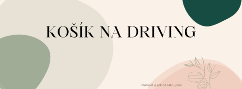 Míče na driving range - 1 koš